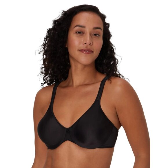 Bali Women's Passion For Comfort Underwire Bra Sz 38C Black 2-Ply Seamless - Picture 1 of 5